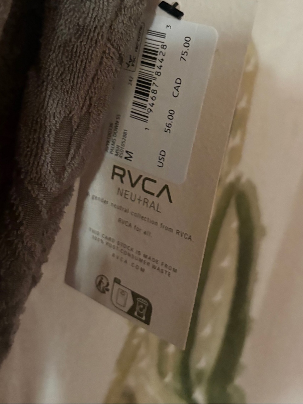 Men’s RVCA Neutral Button Down Shirt 🌵M - Picture 4 of 8